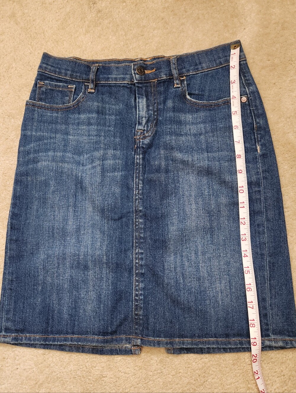 Old Navy Classic Blue Denim Skirt